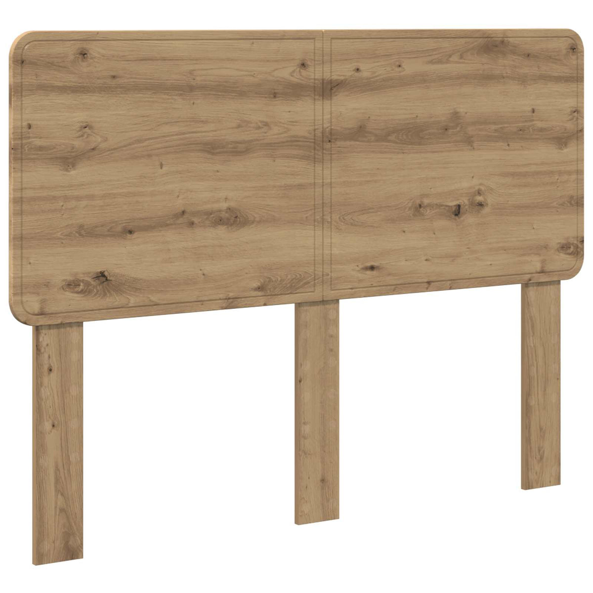 Headboard Engineered wood Artisan oak 135 cm