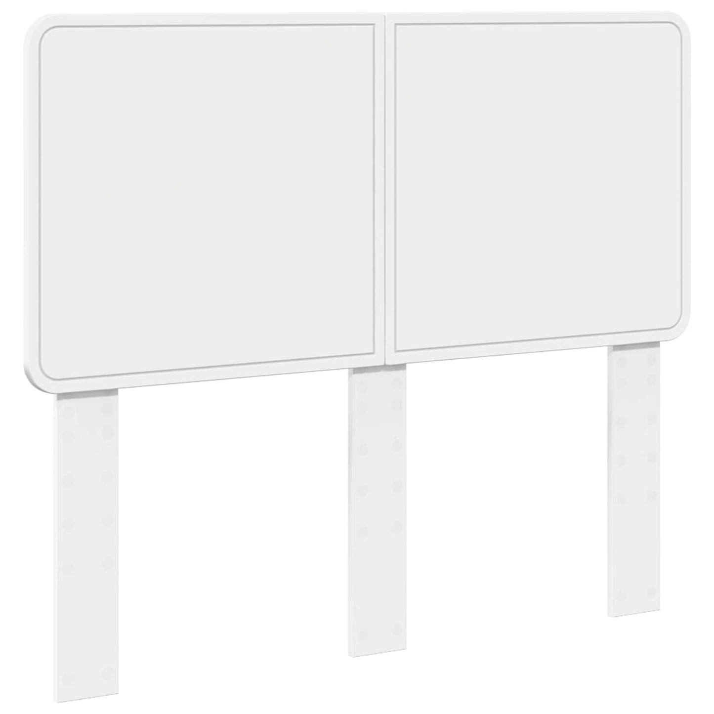 vidaXL Headboard White Engineered wood 2