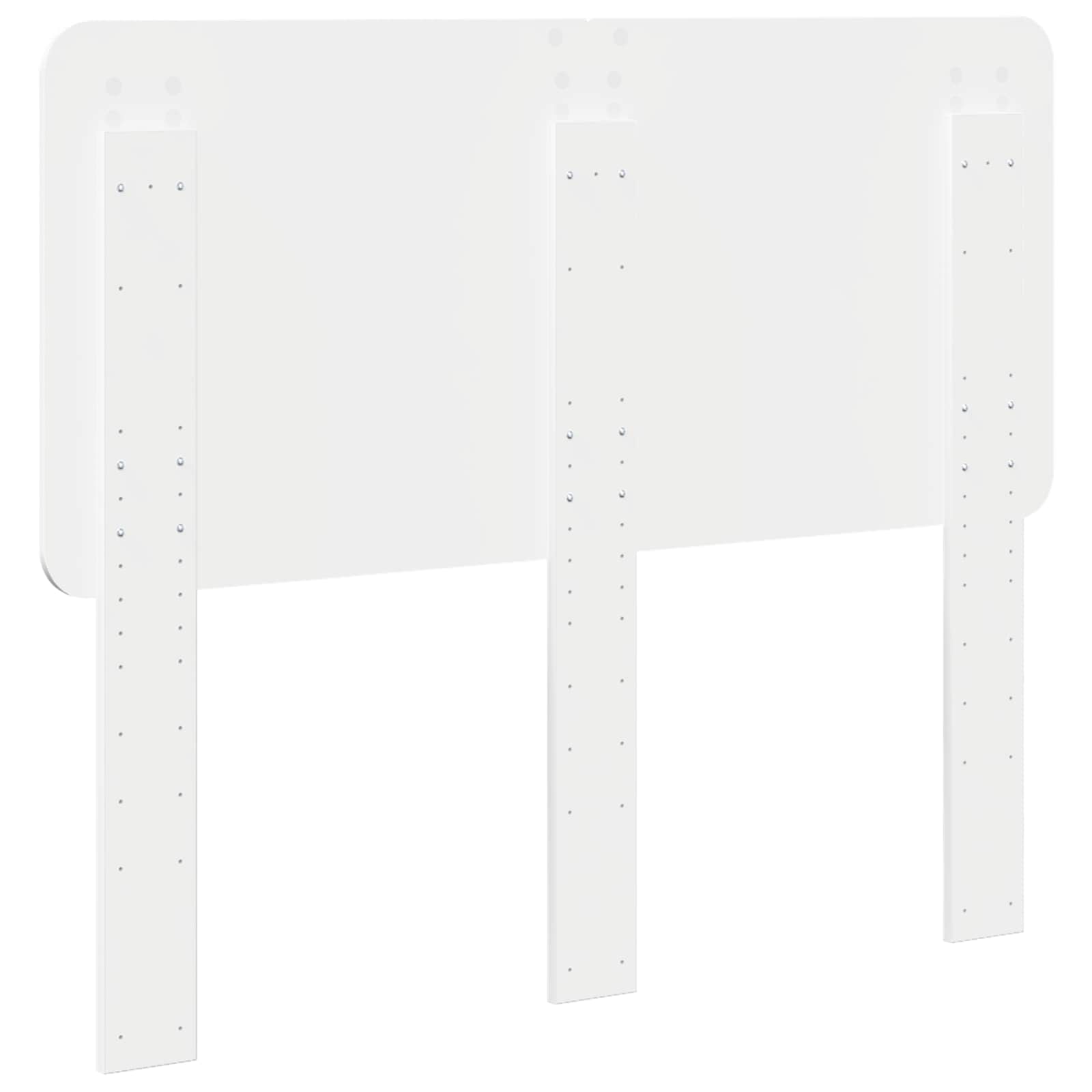 vidaXL Headboard White Engineered wood 6