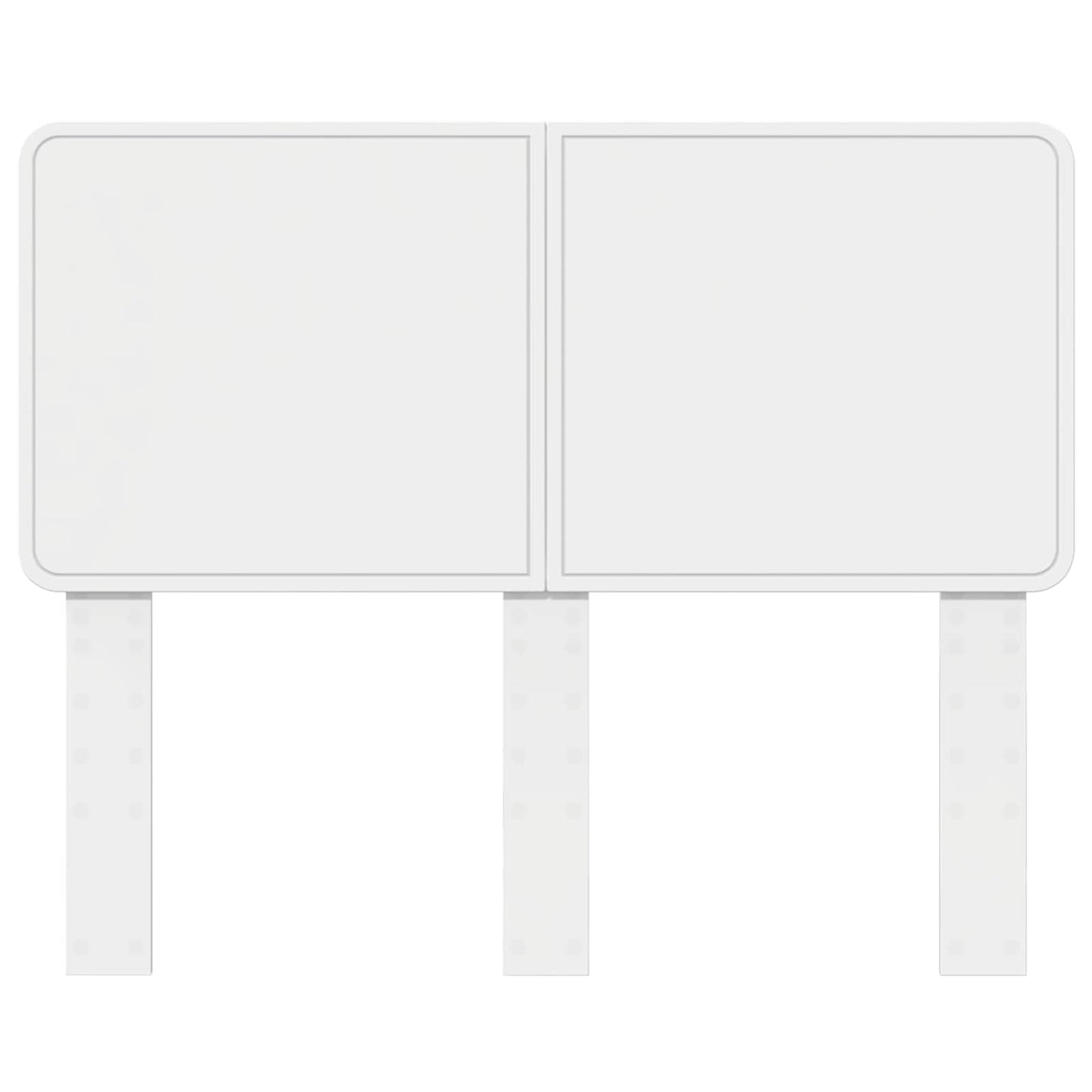 vidaXL Headboard White Engineered wood 4