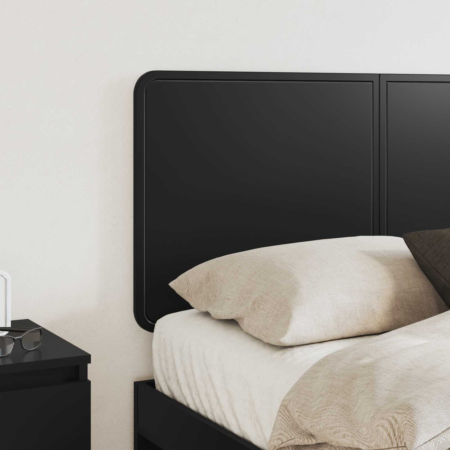 vidaXL Headboard Black Oak Engineered wood 3