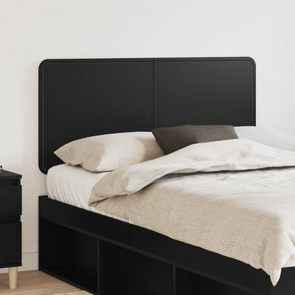 vidaXL Headboard Black Oak Engineered wood 1