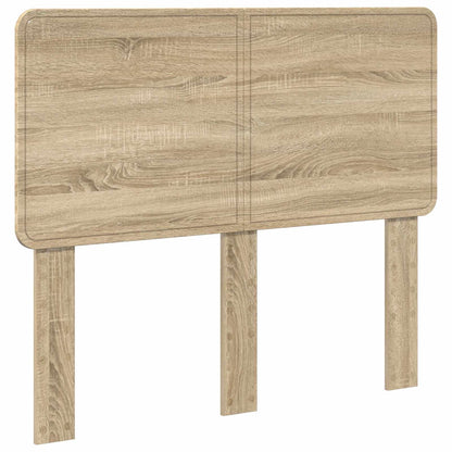 vidaXL Headboard Sonoma Oak Engineered wood 2