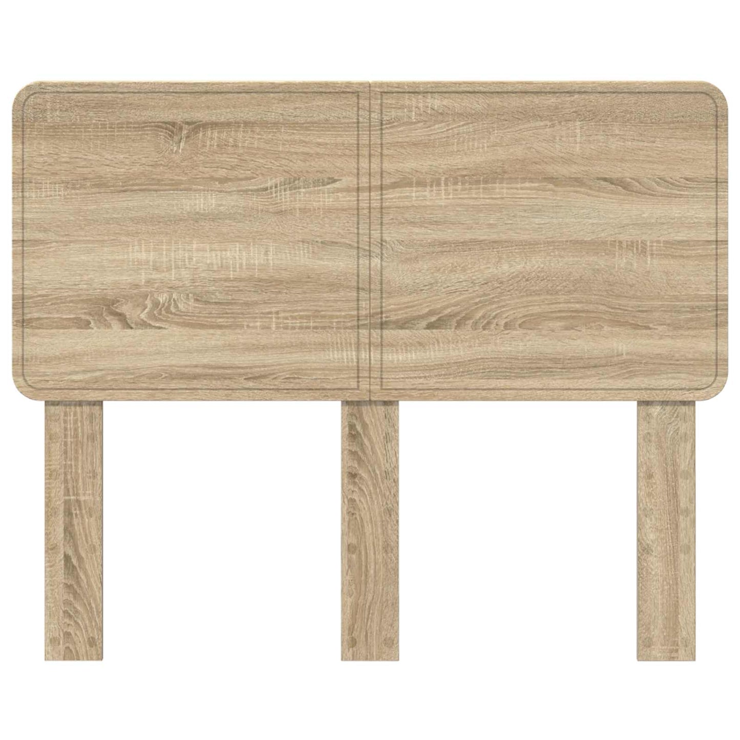 vidaXL Headboard Sonoma Oak Engineered wood 4