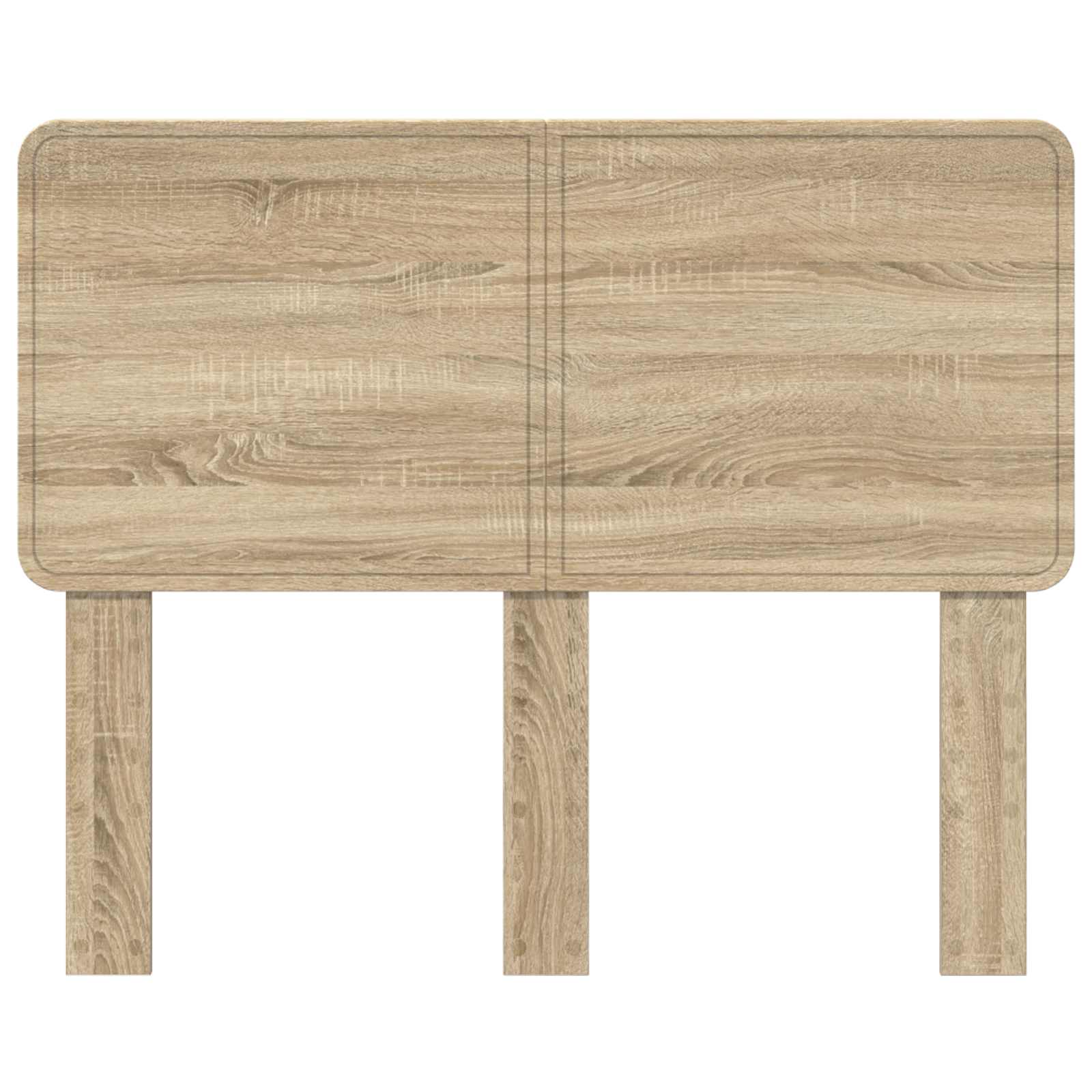 vidaXL Headboard Sonoma Oak Engineered wood 4