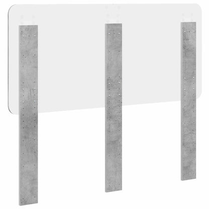 vidaXL Headboard Concrete Grey Engineered wood 6