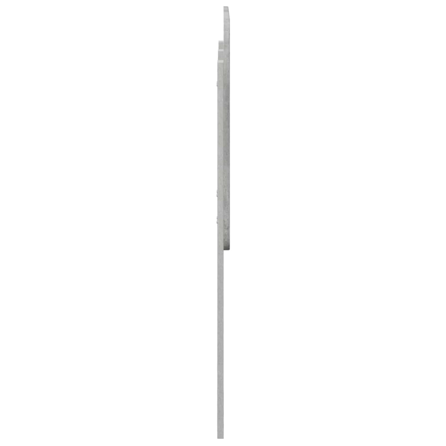 vidaXL Headboard Concrete Grey Engineered wood 5