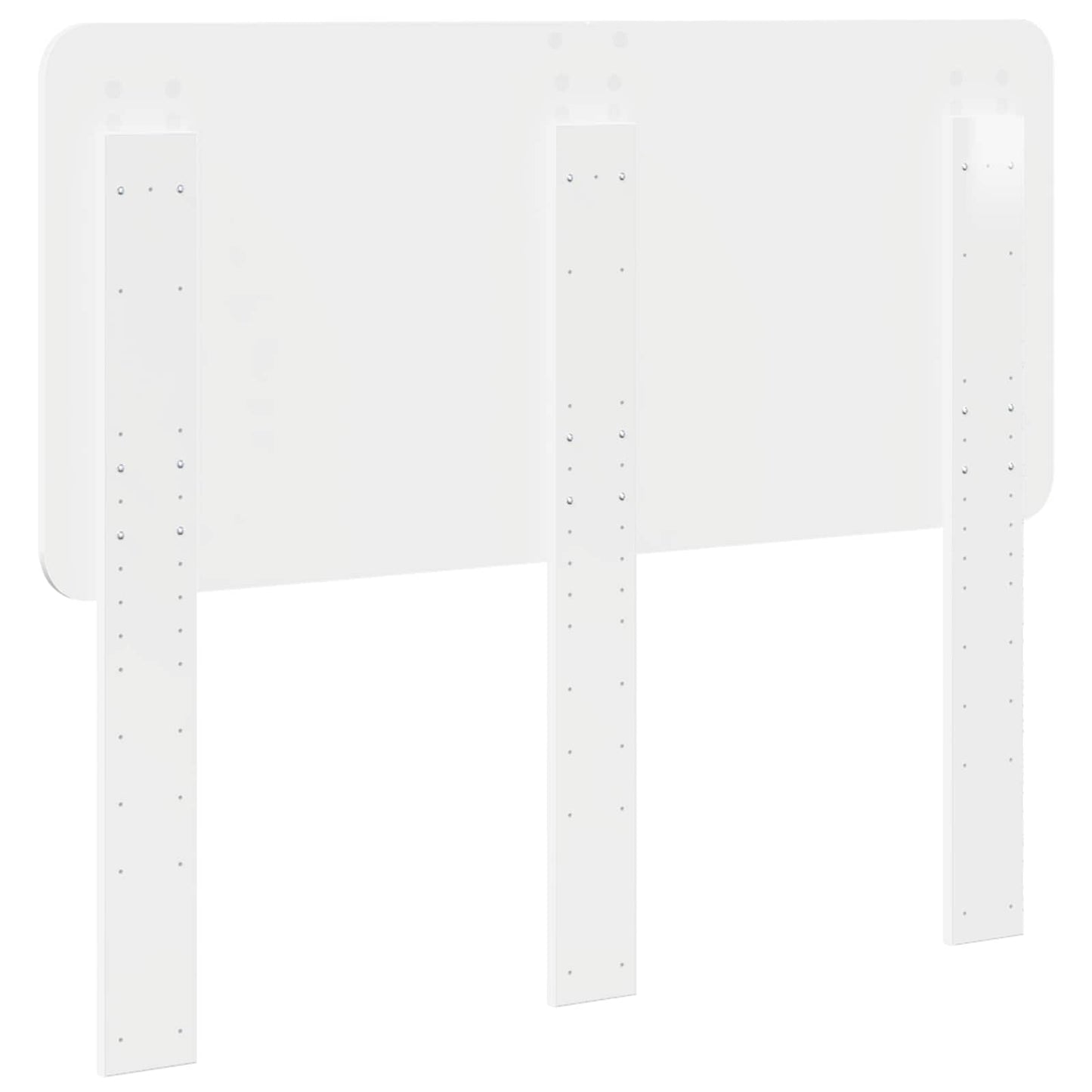 vidaXL Headboard Gloss White Engineered wood 6