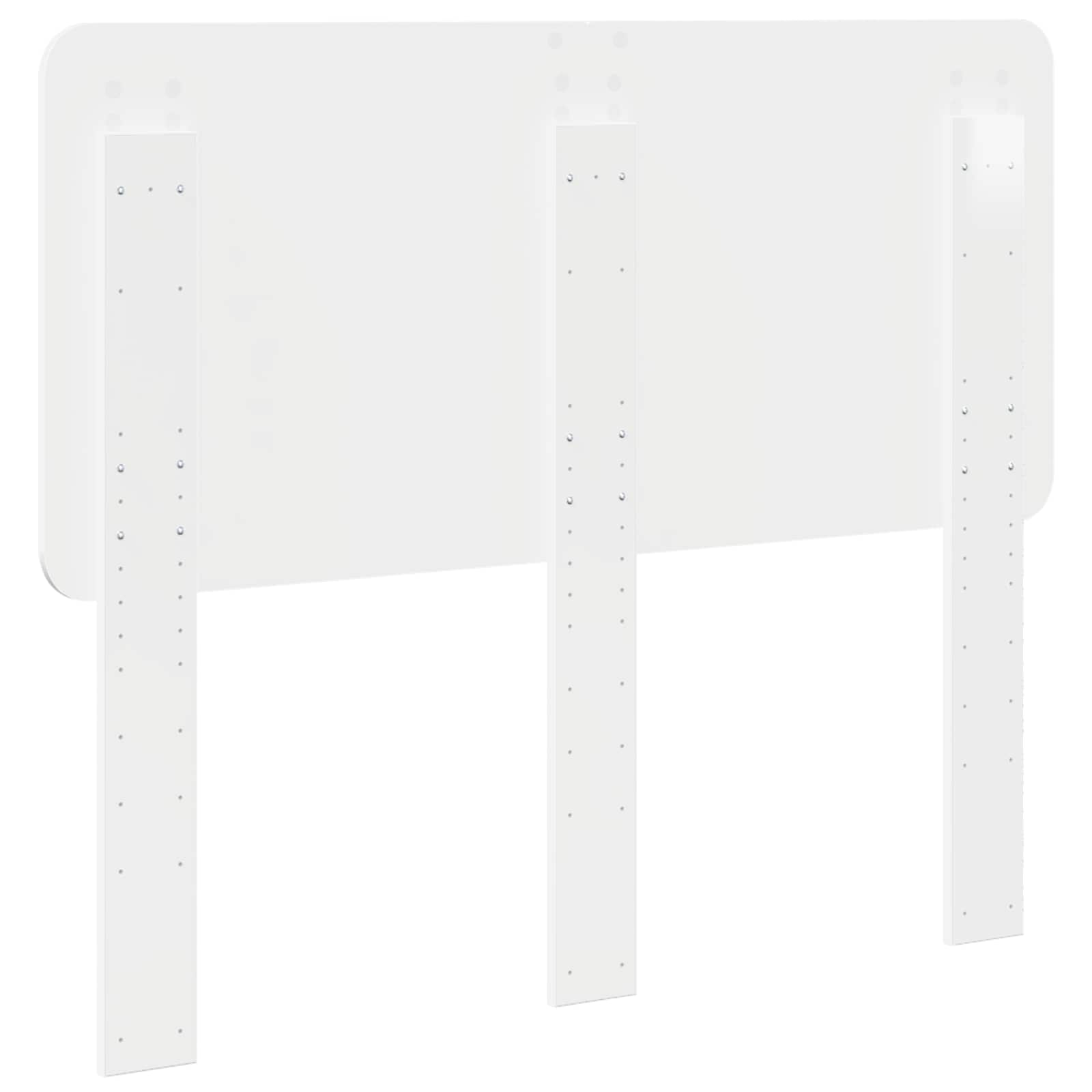 vidaXL Headboard Gloss White Engineered wood 6