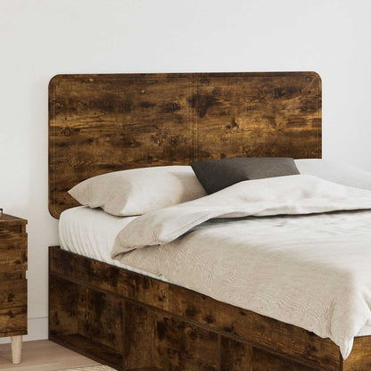 vidaXL Headboard Smoked Oak Engineered wood 1