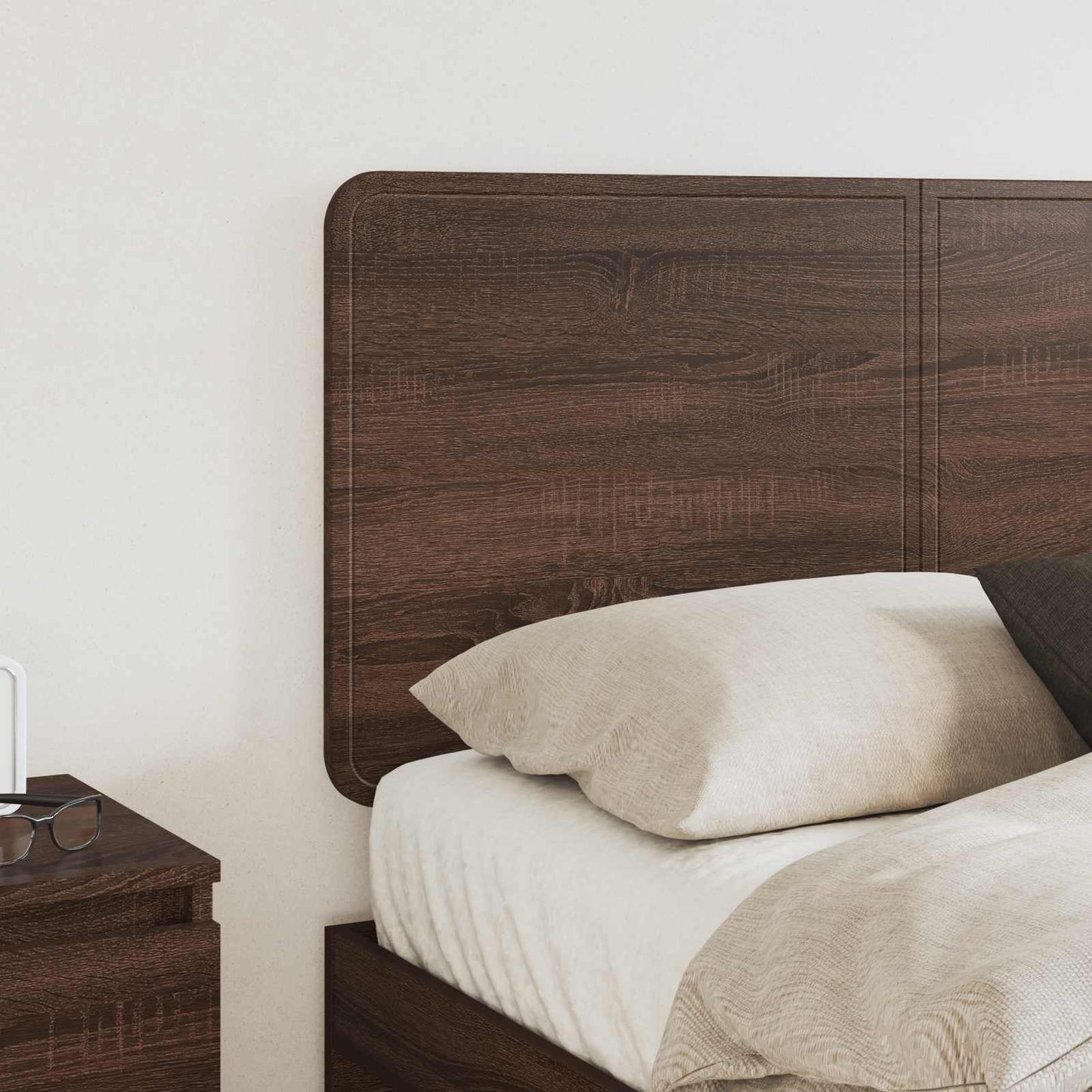 vidaXL Headboard Brown Oak Engineered wood 3