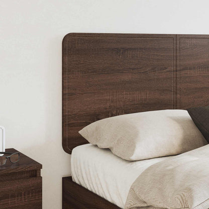 vidaXL Headboard Brown Oak Engineered wood 3