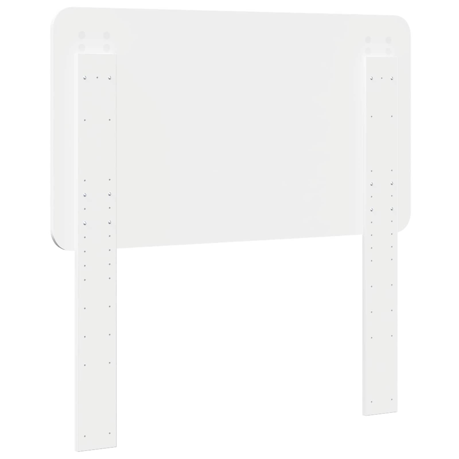 vidaXL Headboard White Engineered wood 6