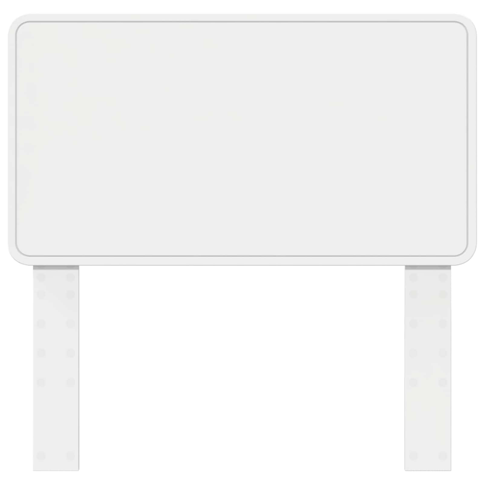 vidaXL Headboard White Engineered wood 4
