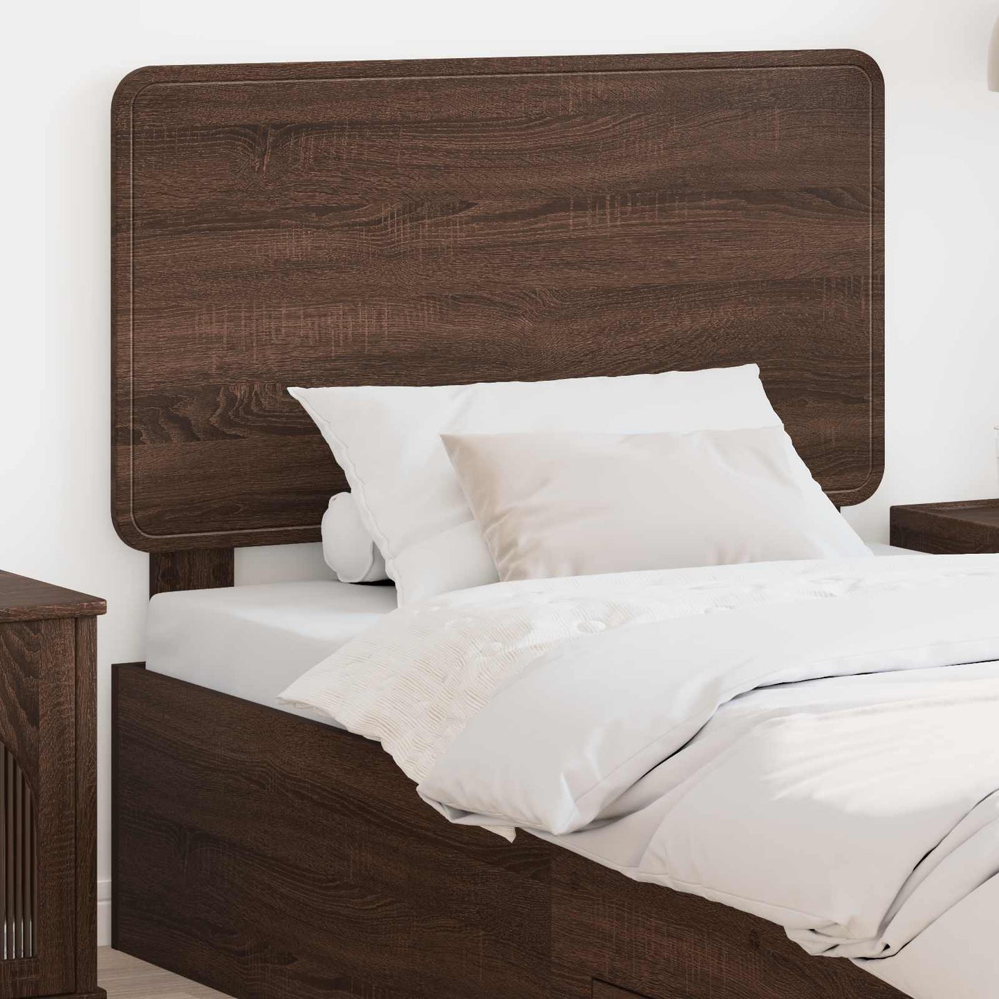 vidaXL Headboard Brown Oak Engineered wood 1
