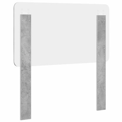 vidaXL Headboard Concrete Grey Engineered wood 6
