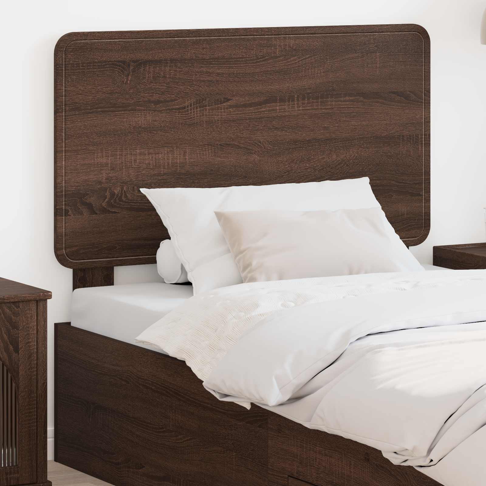 vidaXL Headboard Brown Oak Engineered wood 1