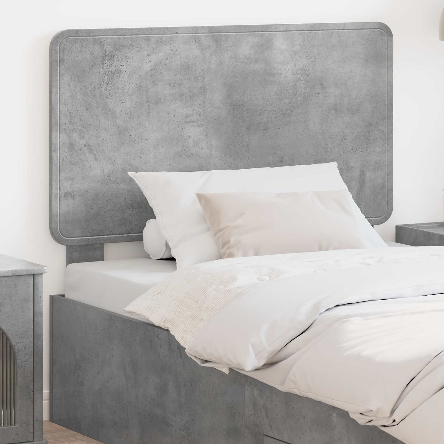 vidaXL Headboard Concrete Grey Engineered wood 1