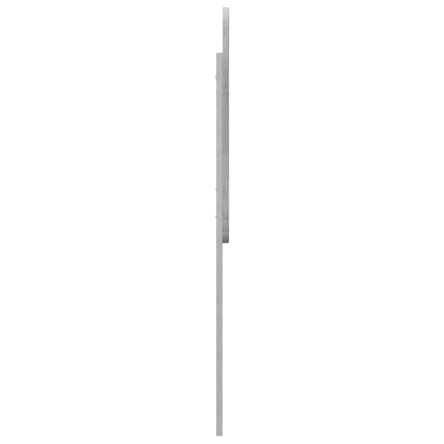 vidaXL Headboard Concrete Grey Engineered wood 5