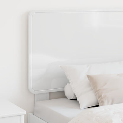 vidaXL Headboard Gloss White Engineered wood 3