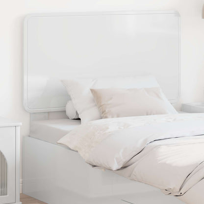 vidaXL Headboard Gloss White Engineered wood 1
