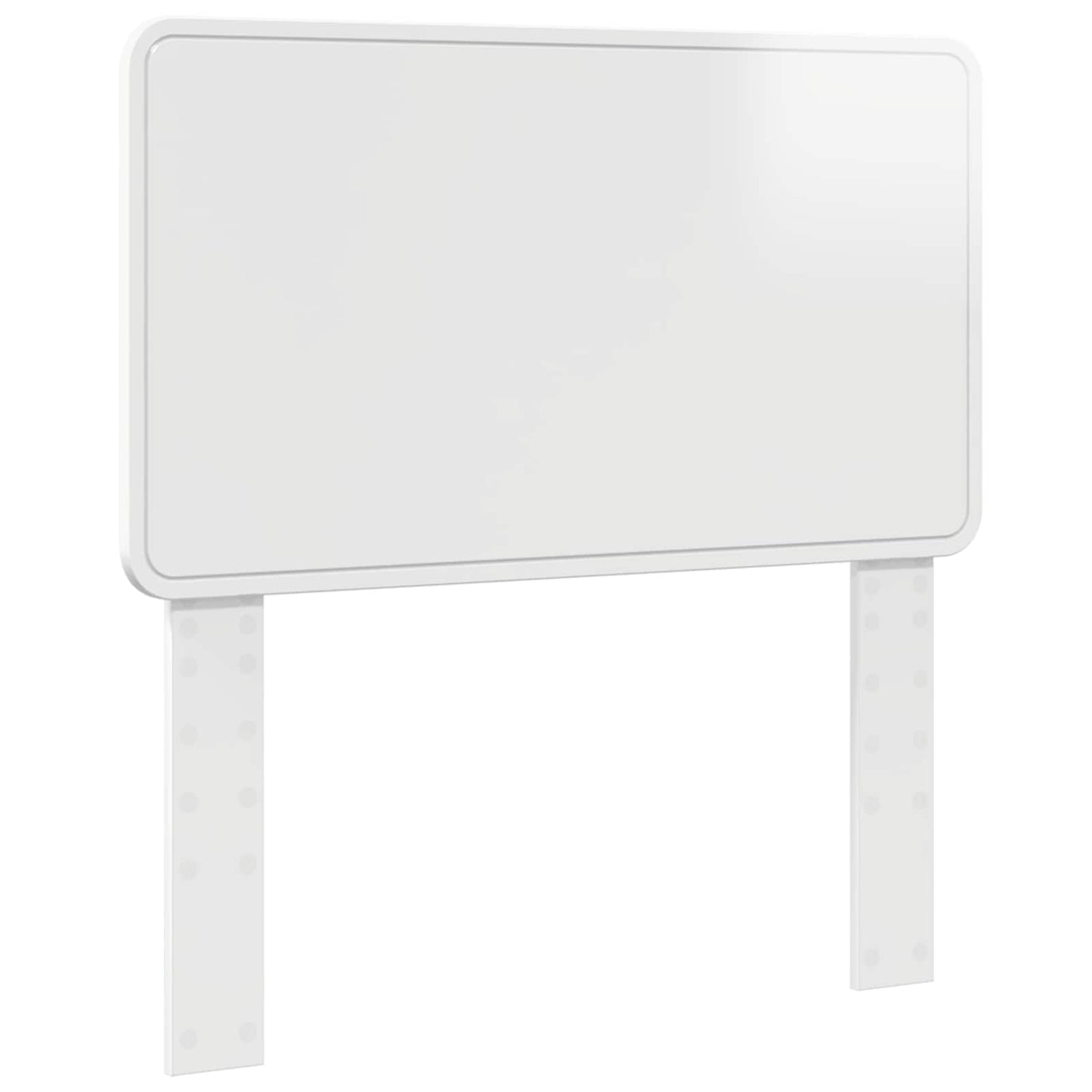 vidaXL Headboard Gloss White Engineered wood 2