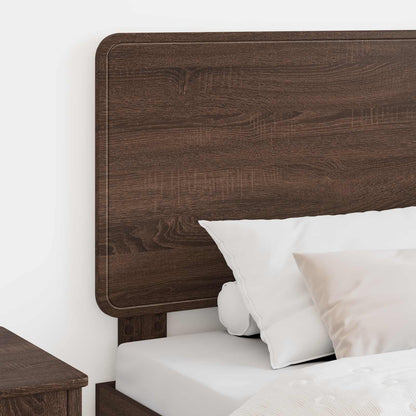 vidaXL Headboard Brown Oak Engineered wood 3