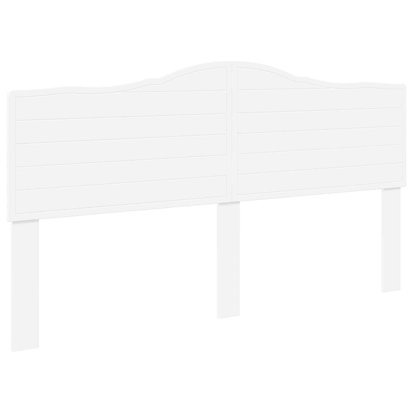 vidaXL Headboard White Engineered wood 2