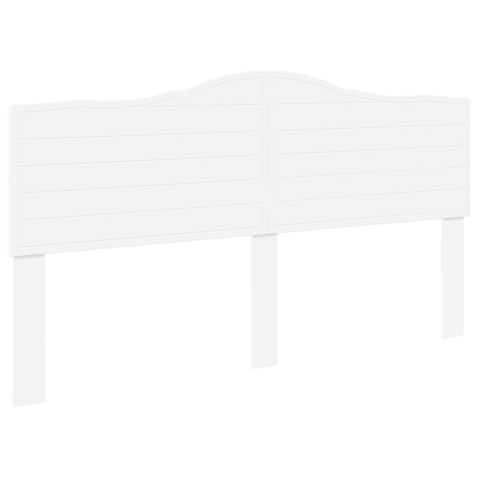 vidaXL Headboard White Engineered wood 2