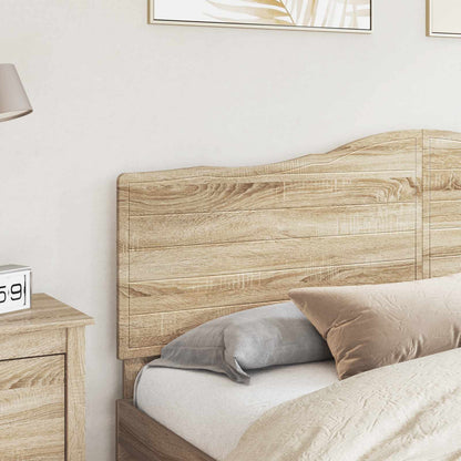 vidaXL Headboard Sonoma Oak Engineered wood 3