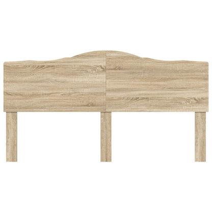 vidaXL Headboard Sonoma Oak Engineered wood 4