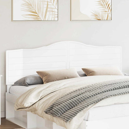 vidaXL Headboard Gloss White Engineered wood High gloss white