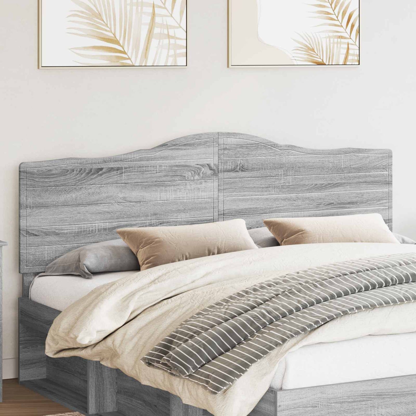 vidaXL Headboard Grey Sonoma Engineered wood 1