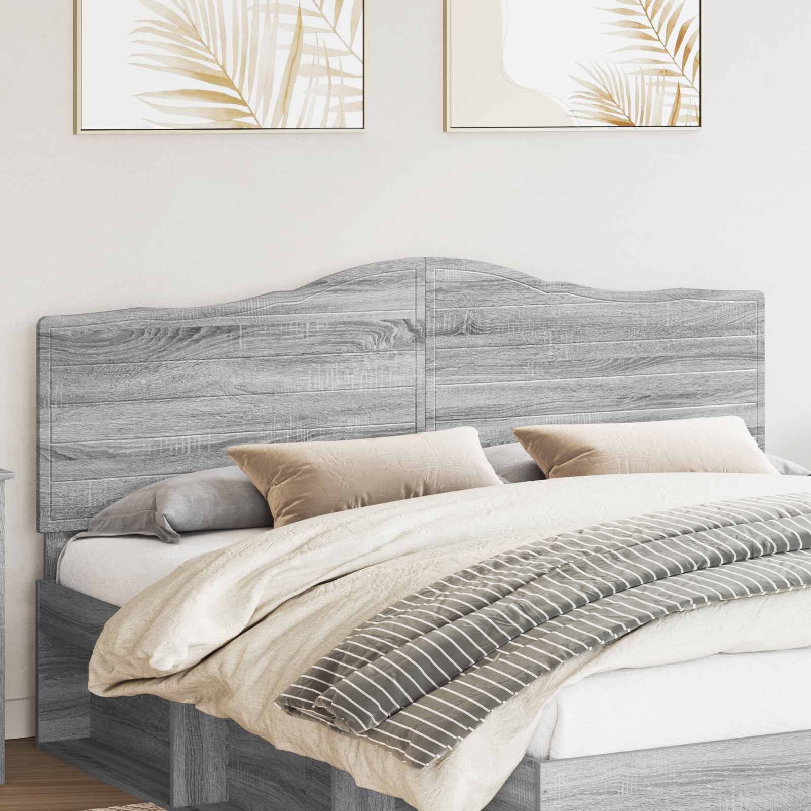 vidaXL Headboard Grey Sonoma Engineered wood 1