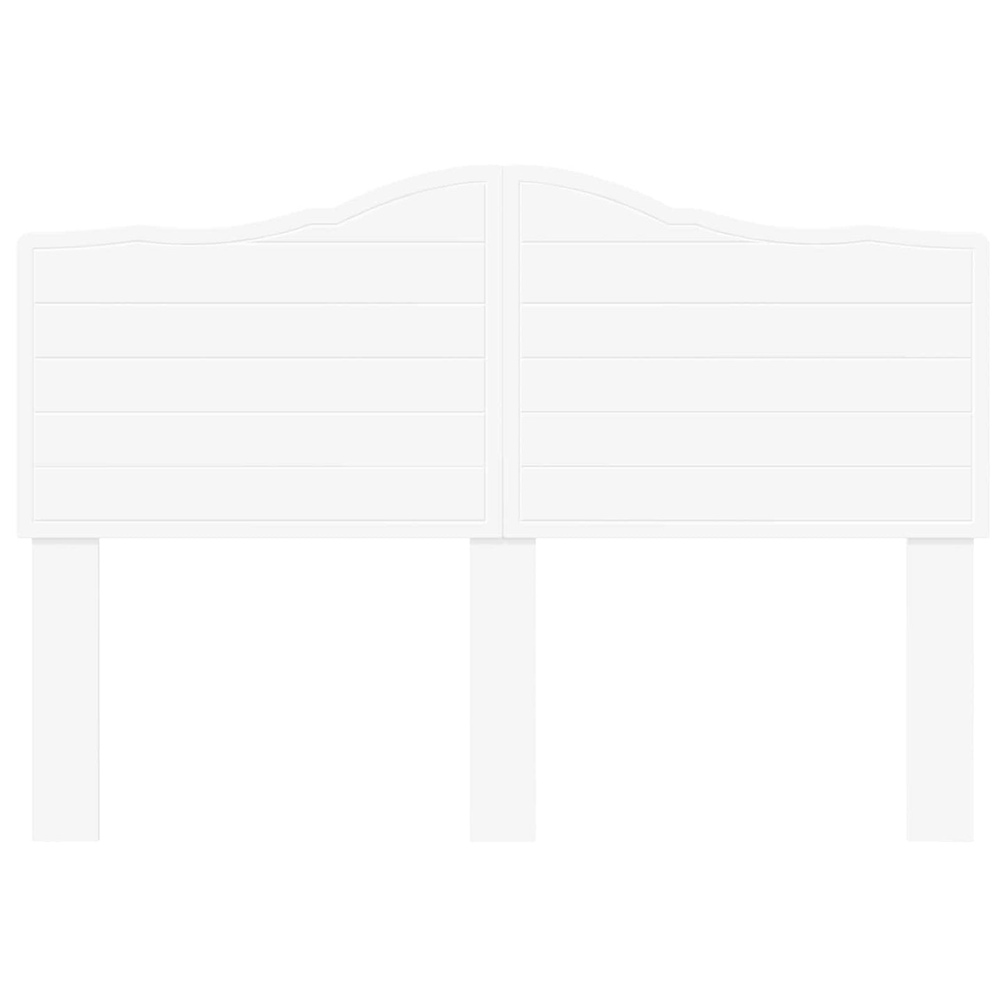 vidaXL Headboard White Engineered wood 4