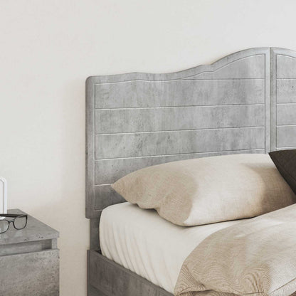 vidaXL Headboard Concrete Grey Engineered wood 3