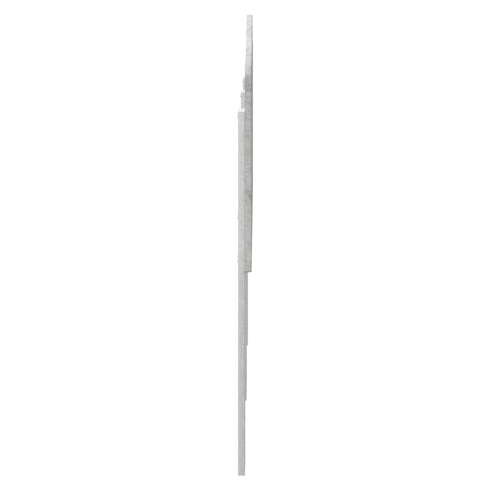 vidaXL Headboard Concrete Grey Engineered wood 5