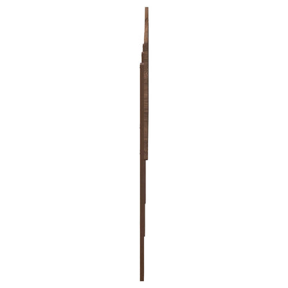 vidaXL Headboard Brown Oak Engineered wood 5