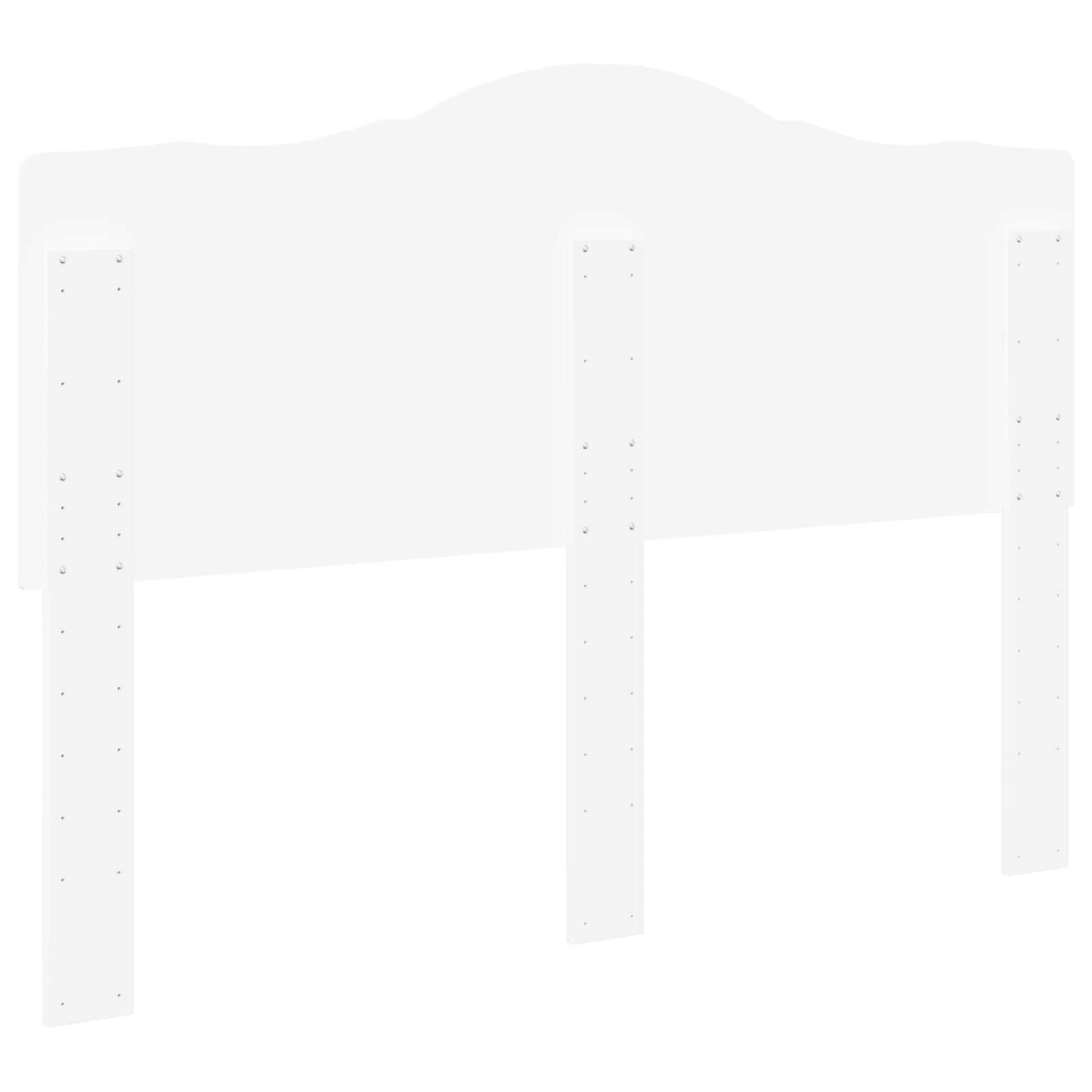 vidaXL Headboard White Engineered wood 6