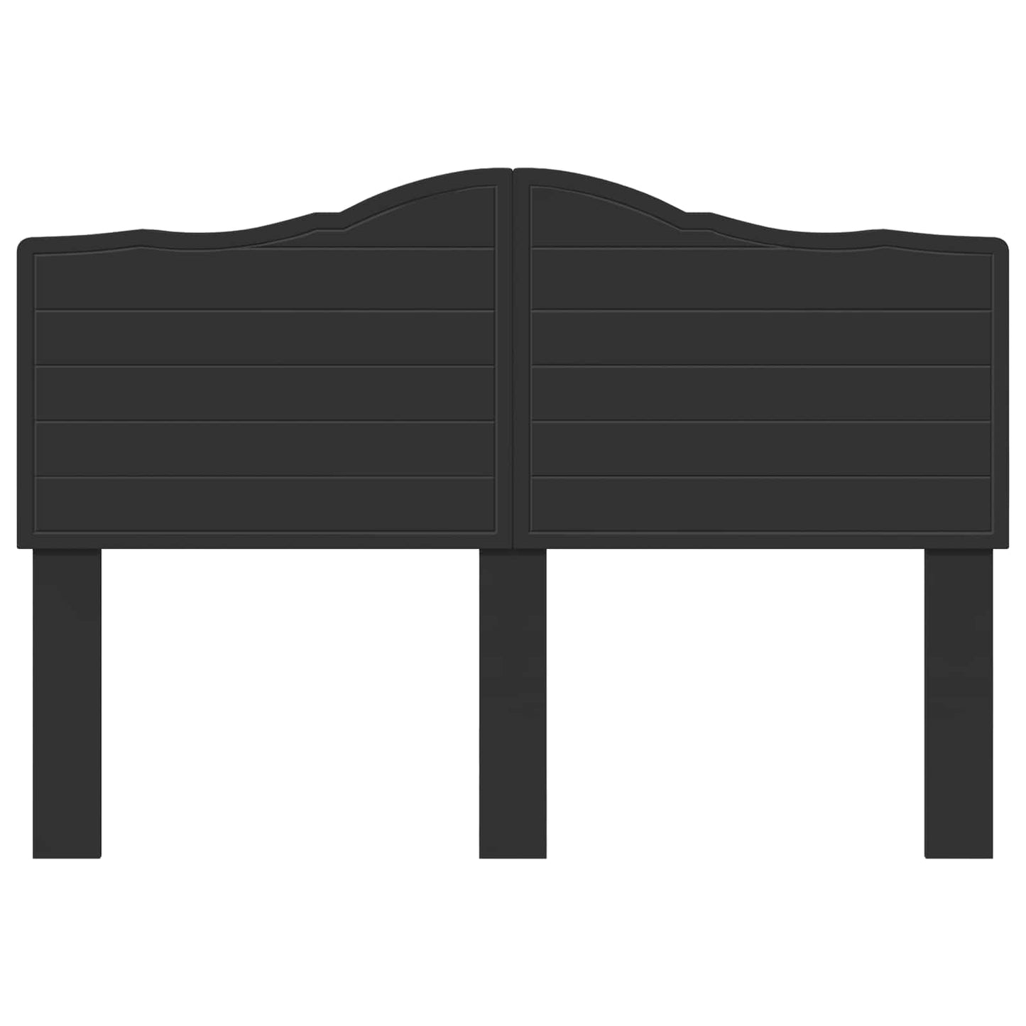 vidaXL Headboard Black Oak Engineered wood 4