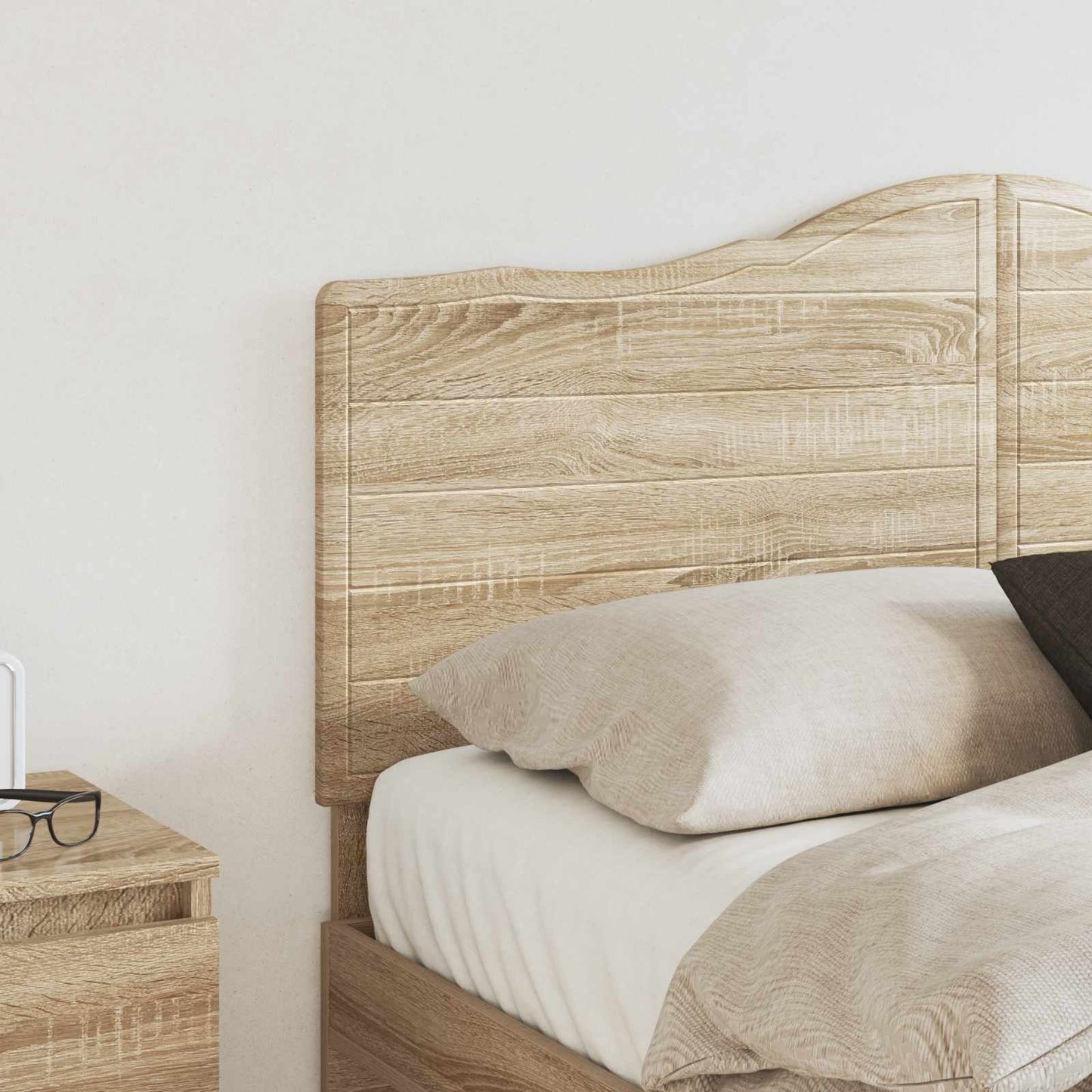 vidaXL Headboard Sonoma Oak Engineered wood 3