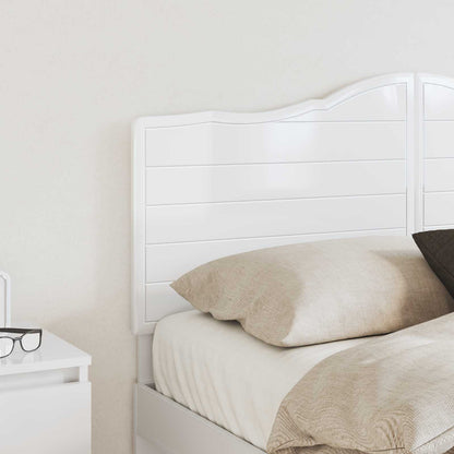 vidaXL Headboard Gloss White Engineered wood 3