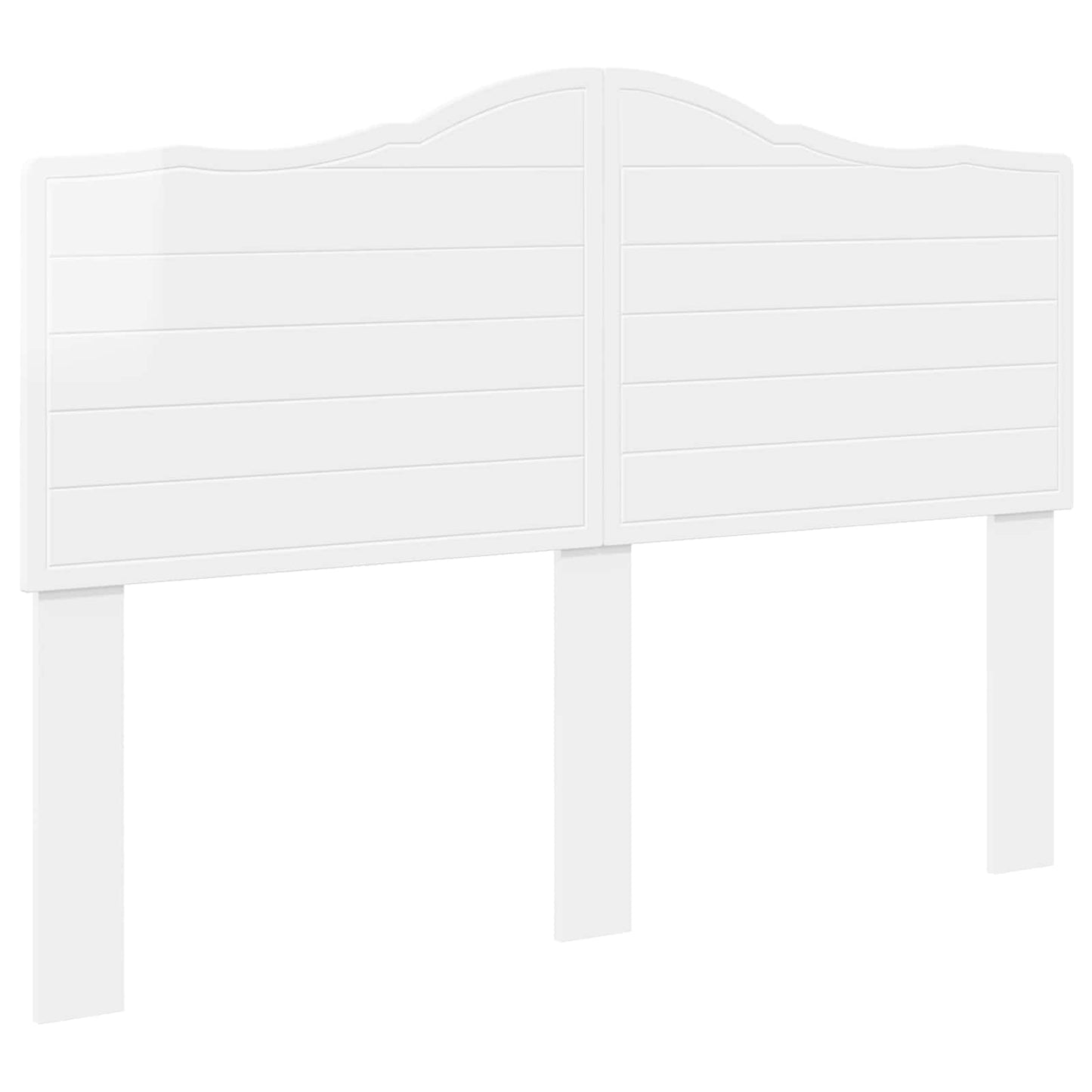 vidaXL Headboard Gloss White Engineered wood 2