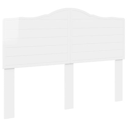vidaXL Headboard Gloss White Engineered wood 2