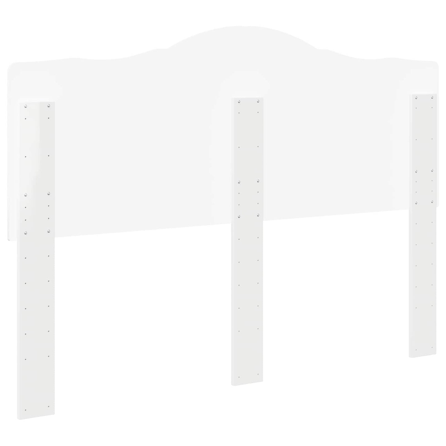 vidaXL Headboard Gloss White Engineered wood 6