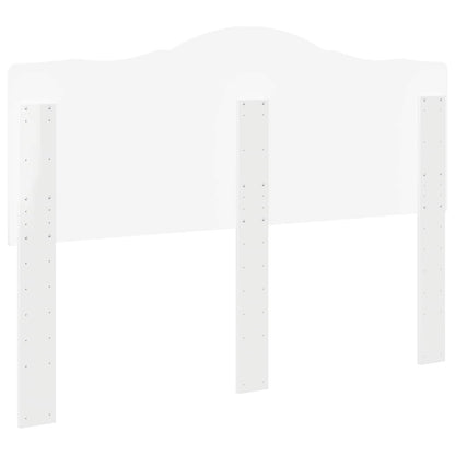 vidaXL Headboard Gloss White Engineered wood 6
