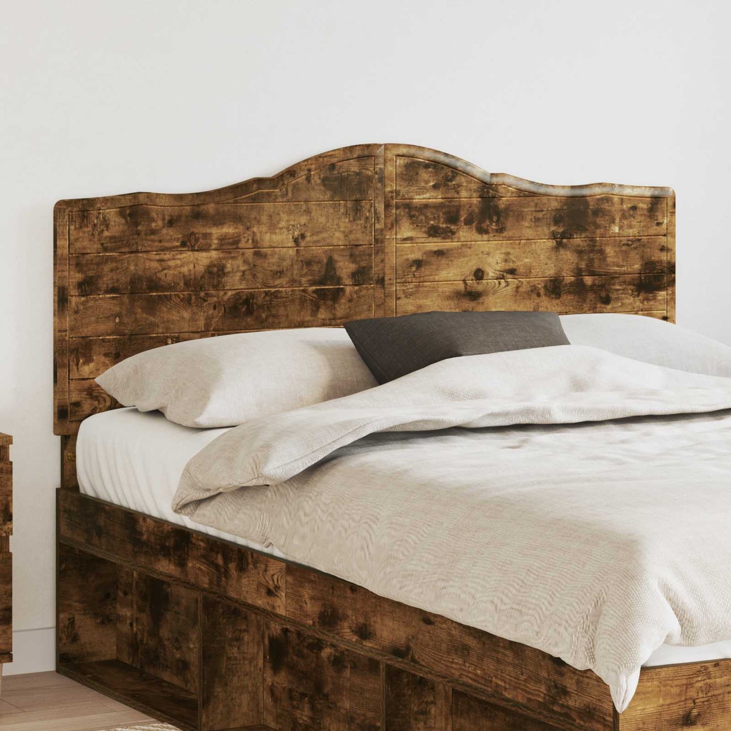 vidaXL Headboard Smoked Oak Engineered wood 1
