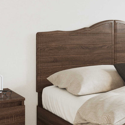 vidaXL Headboard Brown Oak Engineered wood 3