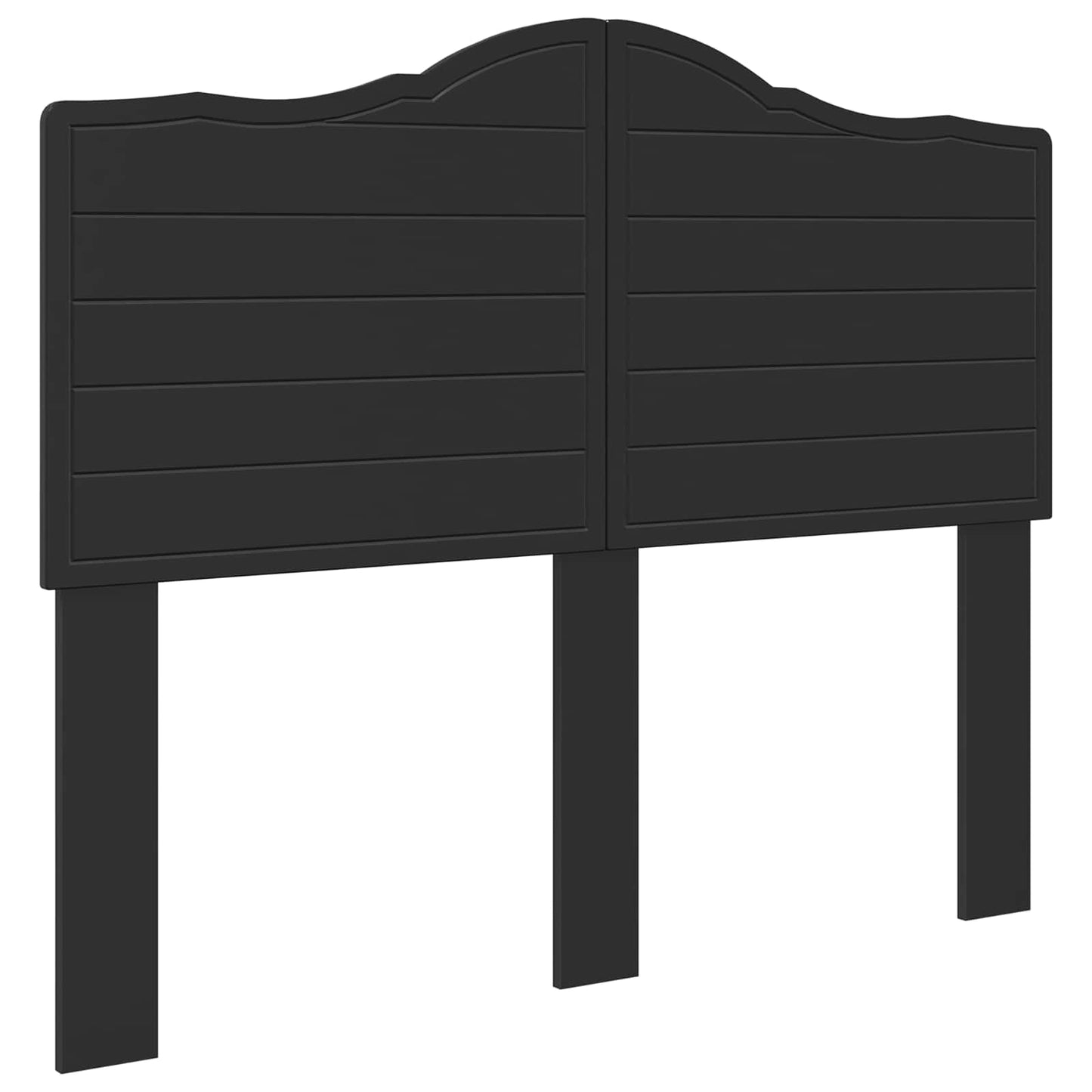 vidaXL Headboard Black Oak Engineered wood 2