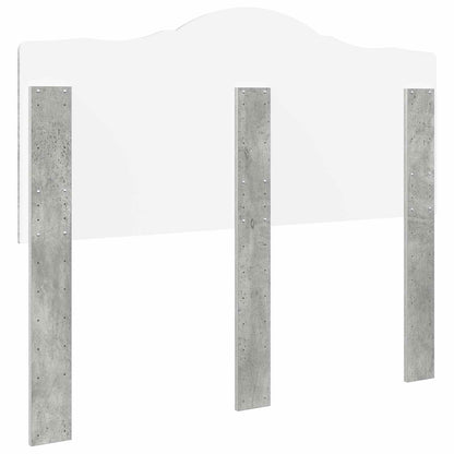 vidaXL Headboard Concrete Grey Engineered wood 6